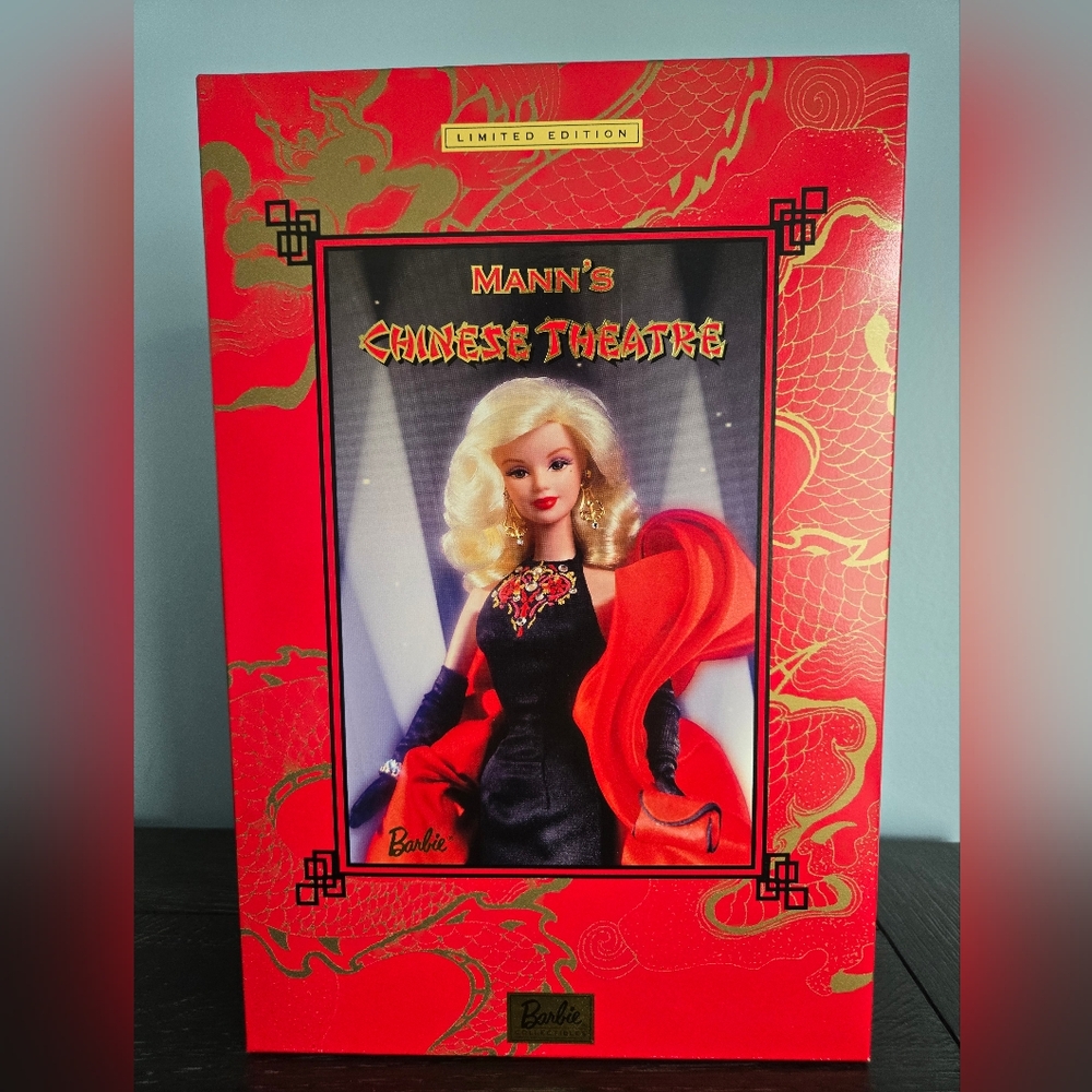 Mann's Chinese Theatre Barbie Doll Limited Edition 1999 Mattel 24636